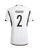 Saksa Antonio Rudiger #2 Kotipaita MM-kisat 2022 Lyhythihainen